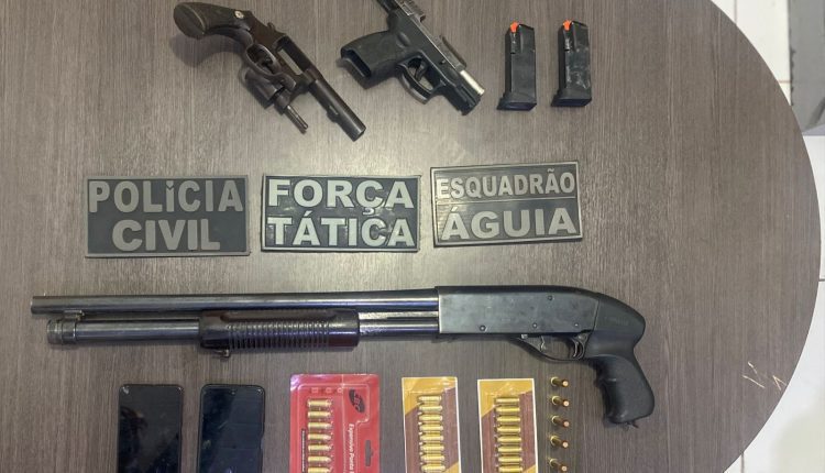 Itens apreendidos em operação em Barra do Corda - Foto: Divulgação/ Polícia Civil