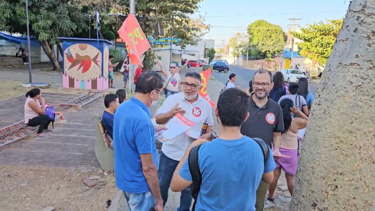 Geraldo Carvalho vai às ruas - Foto: Reprodução