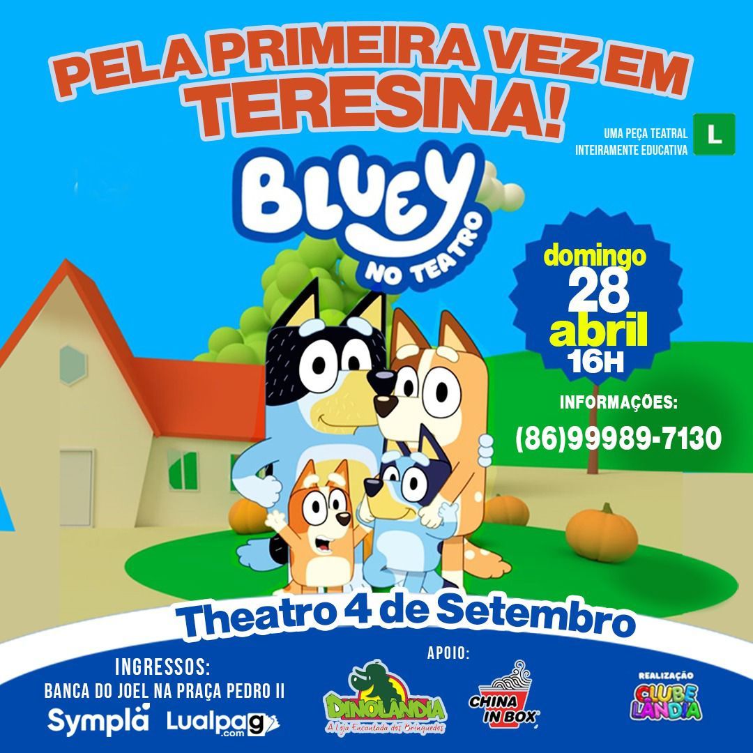 Bluey no teatro: Foto - Reprodução