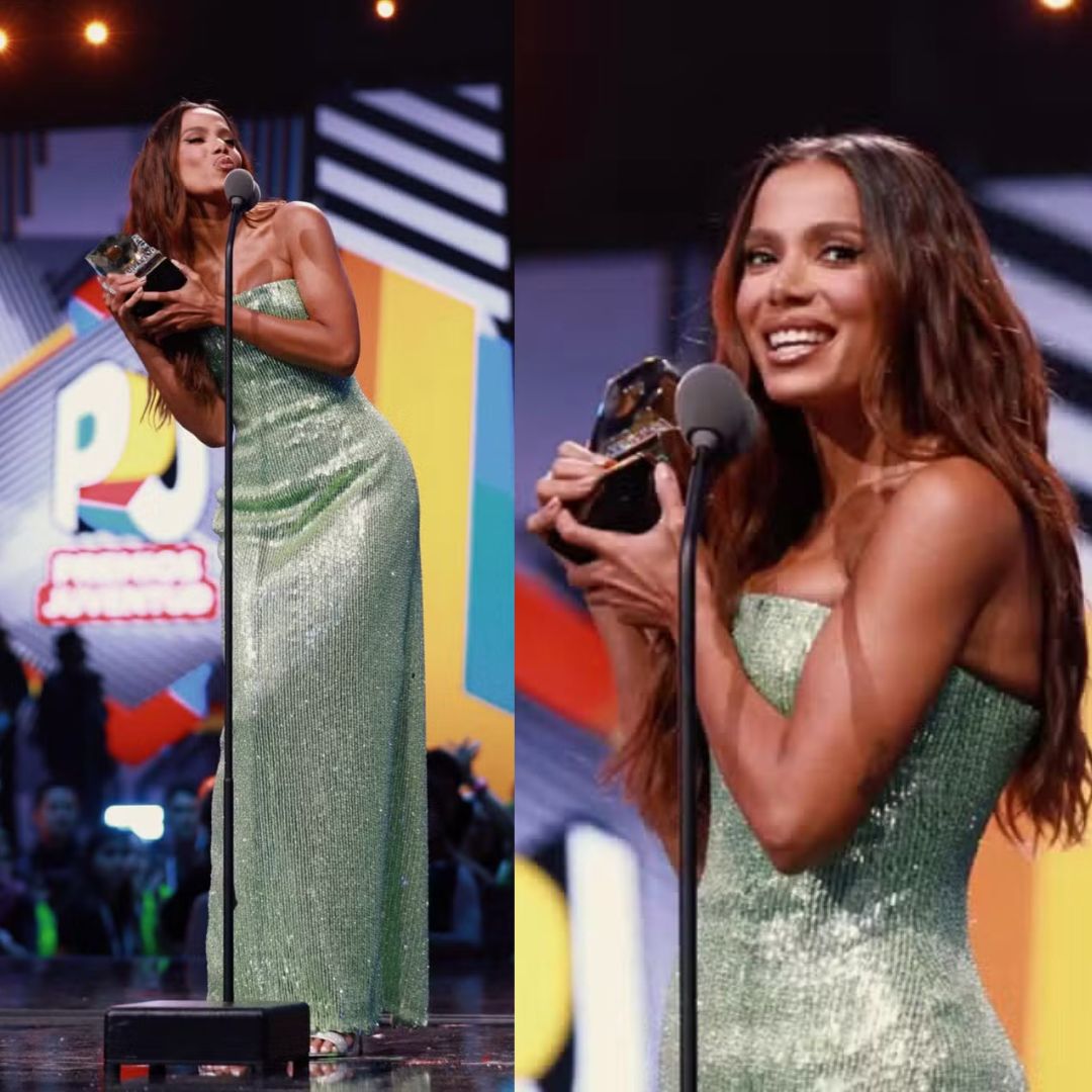 Cantora Anitta recebe prêmio em evento internacional: Foto-Reprodução