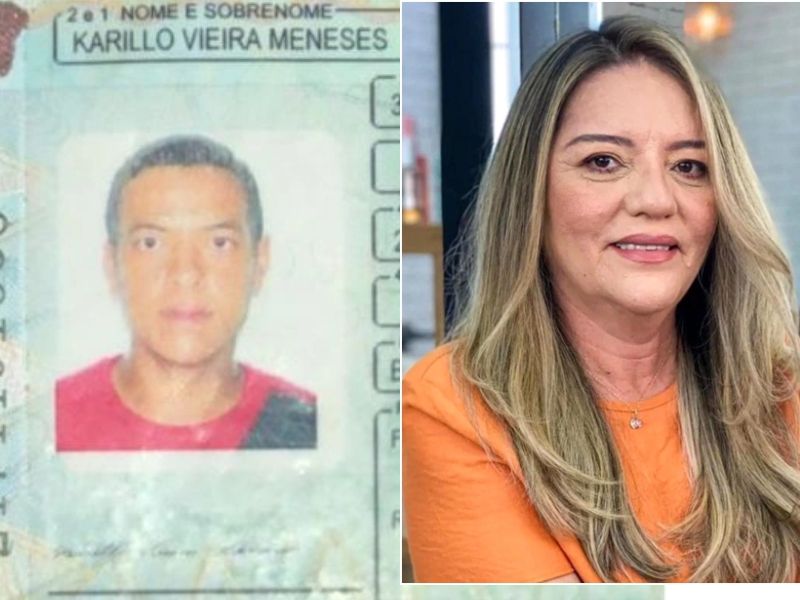 Karillo Vieira Meneses e Maria do Socorro Silva Chaves - Foto: Reprodução/Redes Sociais