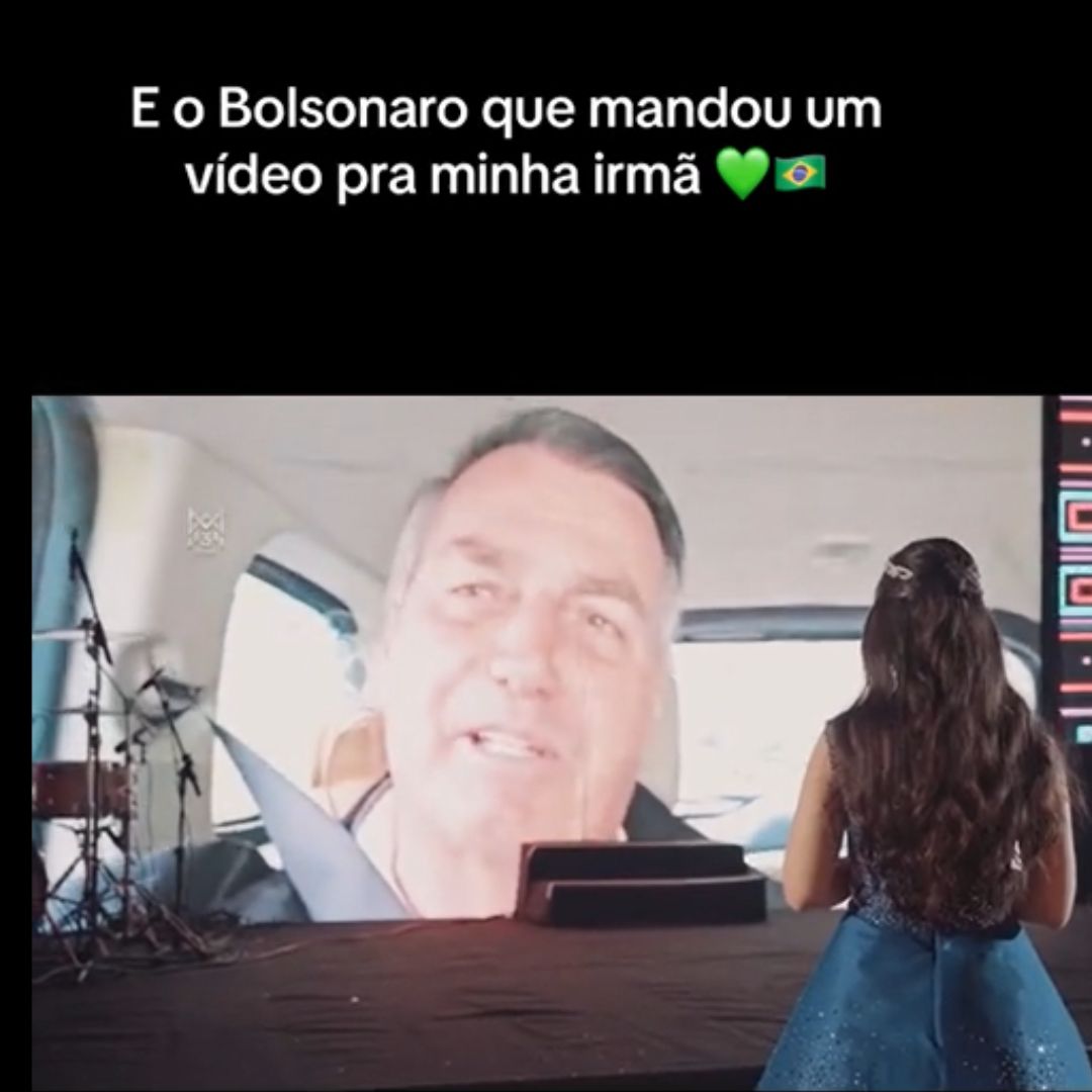 Bolsonaro manda mensagem para piauiense em seu aniversário - Foto: Reprodução/Redes Sociais