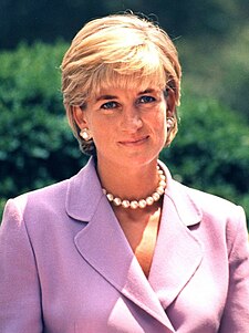 Princesa Diana em 1997: Foto - Reprodução/Wikipédia