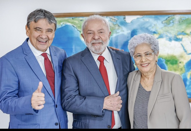 Wellington Dias, Lula e Regina Sousa - Foto: Reprodução/Instagram