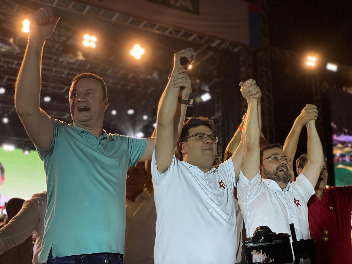 Rafael Fonteles, Fábio Novo e Paulo Márcio - Foto: Júnior Santos/ Lupa1