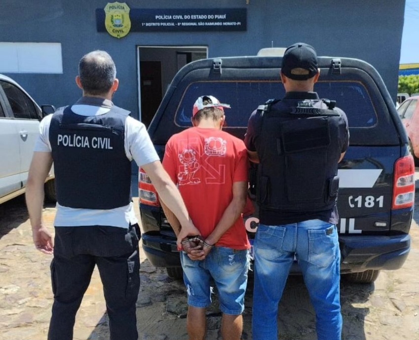 Homem é preso por furto em São Raimundo Nonato- Foto: Divulgação: PC-PI