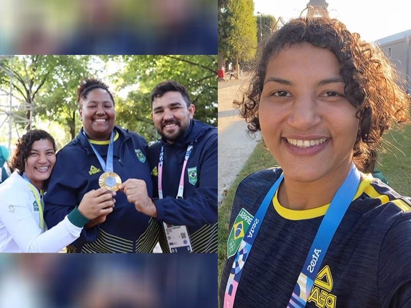 Sarah Menezes e judoca ouro nos Jogos Olímpicos - Foto: Reprodução