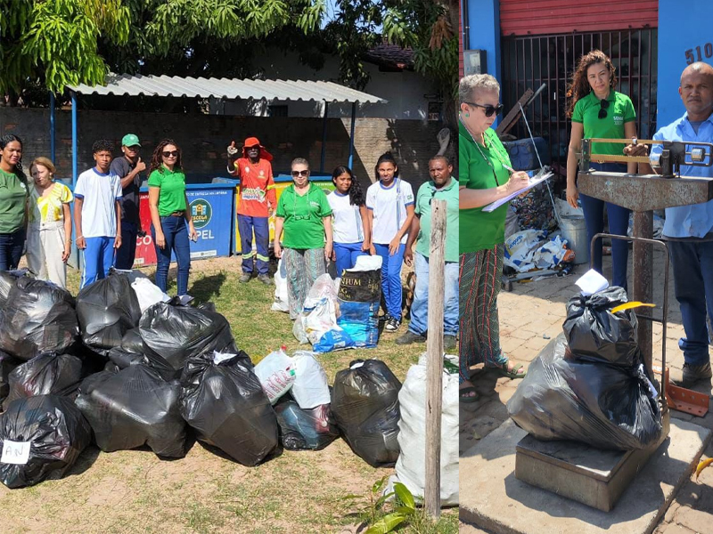 Recolhimento de materiais recicláveis - Foto: Divulgação