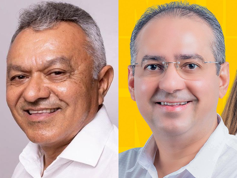 Candidatos a prefeito de Oeiras, Zé Alberto e Dr. Hailton Alves - Foto: Reprodução