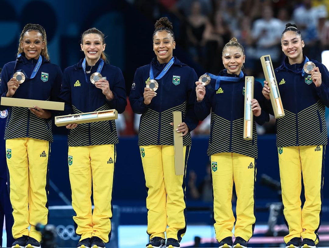 Ginástica feminina - Foto:Reprodução/Confederação Brasileira de Ginástica