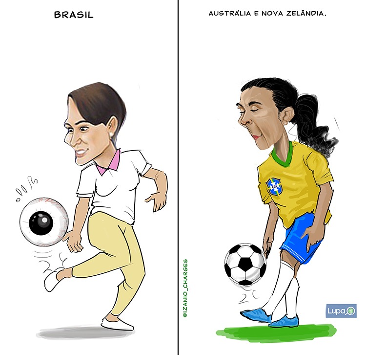 “Cada uma joga a bola que tem!”