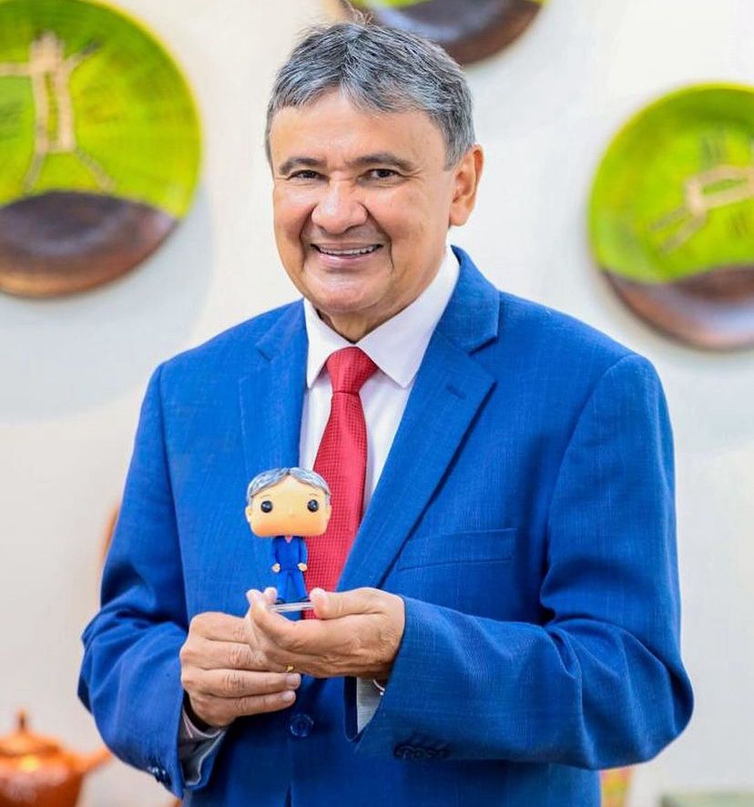 Wellington Dias com seu boneco Funko Pop - Foto: Reprodução/Instagram