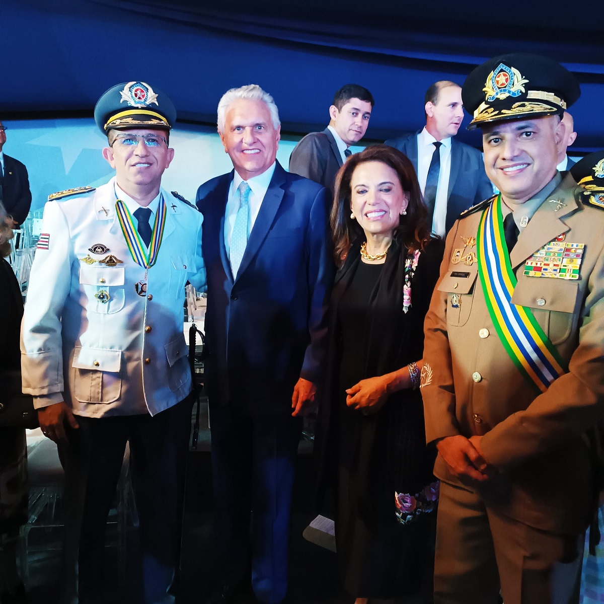 Tenente-coronel Miguel é homenageado pelo governo do estado de Goiás - Foto: Divulgação