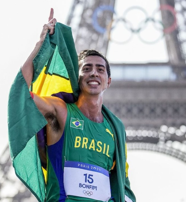 Atleta Caio Bonfim - Foto:Reprodução/Instagram