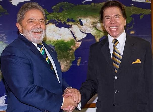 Presidente Lula ao lado de Silvio Santos - Foto: Reprodução